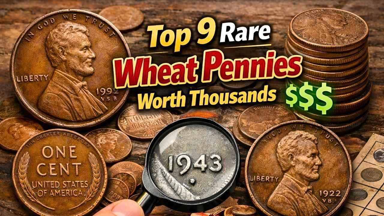 Top 9 Rare Wheat Pennies Worth Thousands in 2026 Complete Collector’s Value Guide to Hidden Treasures